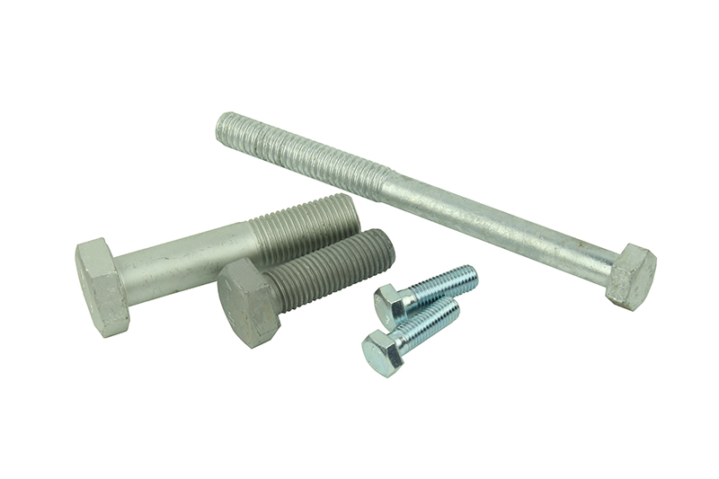 Hexagon bolt (Dacromet, HDG, zinc plated)