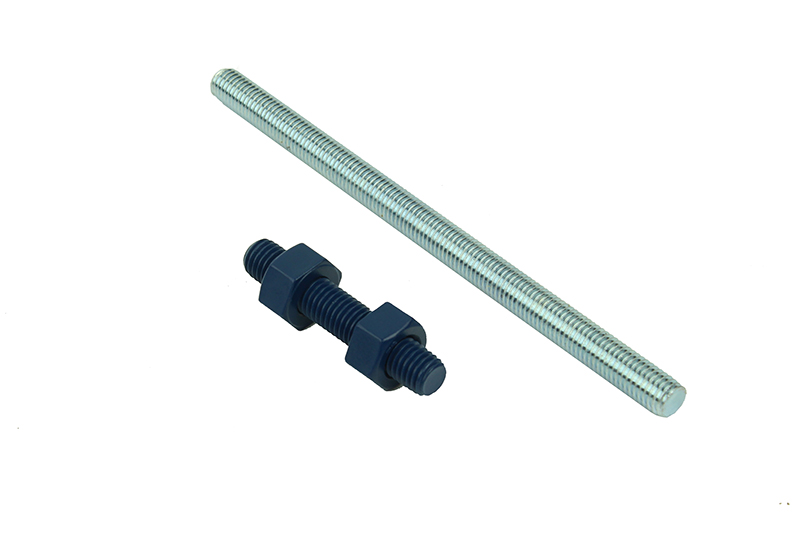 Stud bolt (PTFE, Zinc plated)